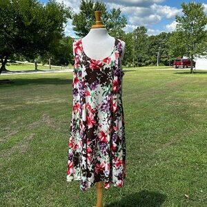Floral print dress